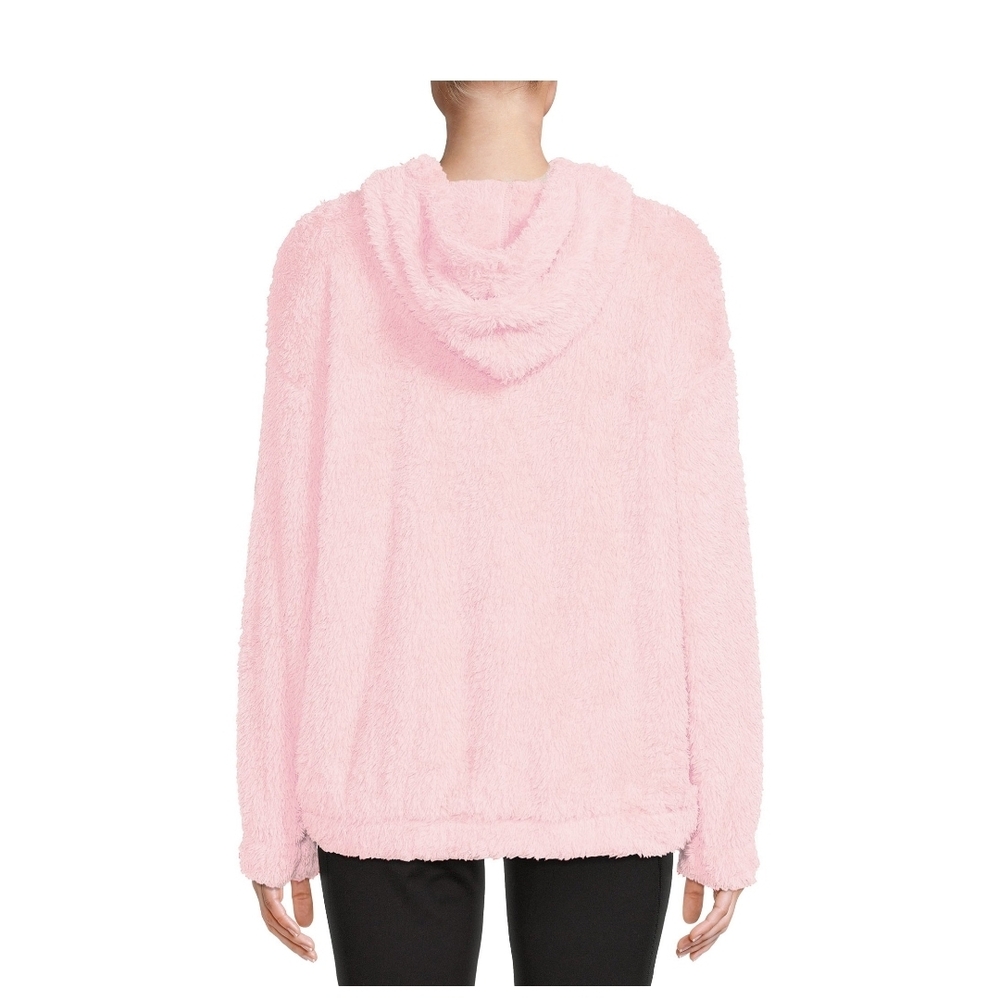 Athletic Works Women's Faux Sherpa Pullover Hoodie L - Picture 2 of 3